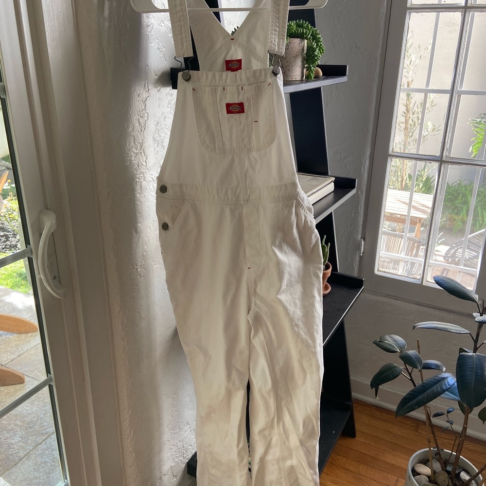 White dickies overalls